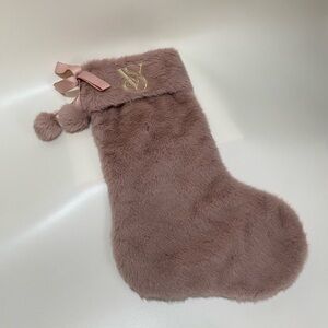 Victorias Secret Christmas Stocking 2024 Blush Pink Mauve Limited Exclusive